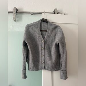All Saints Rufa Knit Gray Cardigan